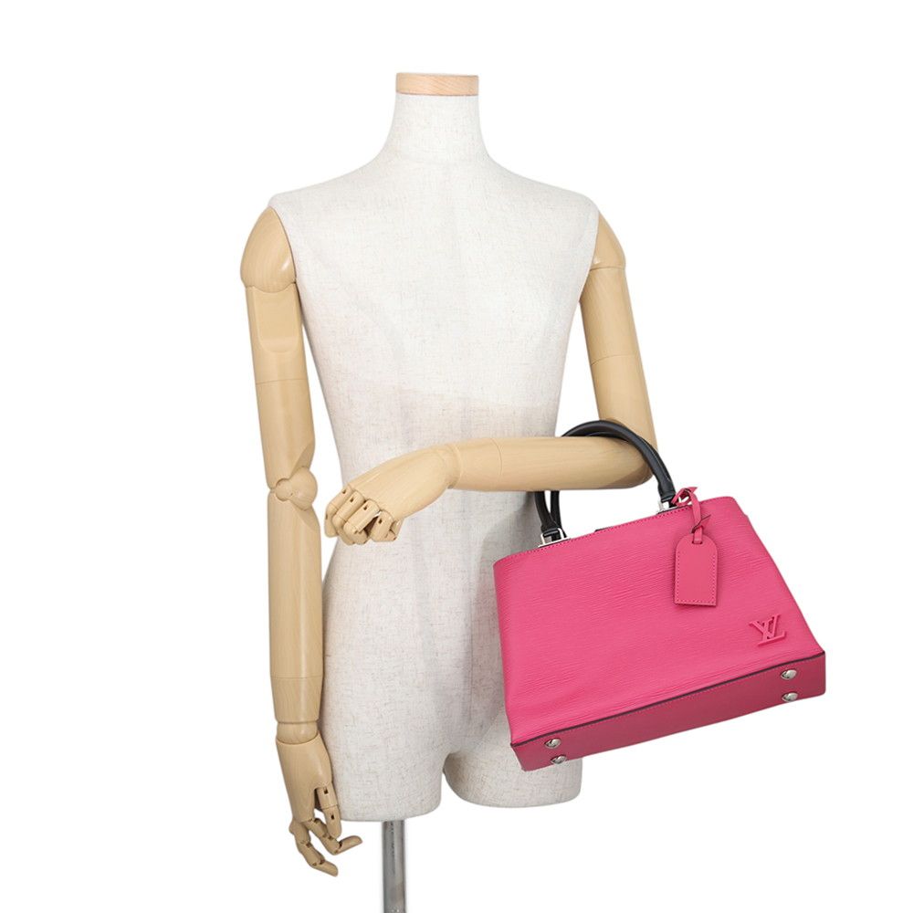 Louis Vuitton Epi Cles Veil PM 2-Way Shoulder Bag Black