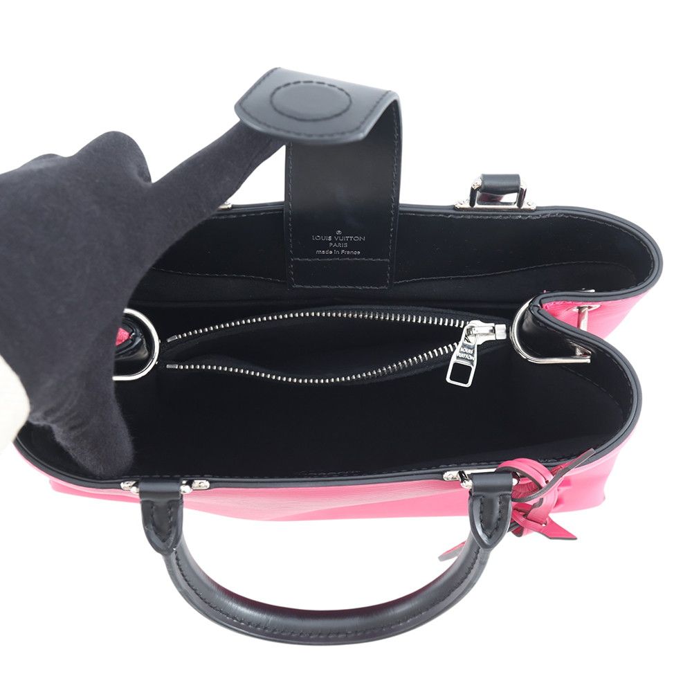 Louis Vuitton Epi Cles Veil PM 2-Way Shoulder Bag Black