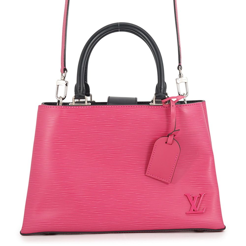 Louis Vuitton Epi Cles Veil PM 2-Way Shoulder Bag Black
