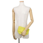 Hermes Clutch Opry Lime Silver Chevre Mysore