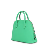 Hermes Bolide 25 Sangururi Vert Comic Fizz Silver Epsom 2-Way Handbag