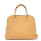 Hermes Handbag Bolide Relax 35 Caliu Silver Veau Sikkim