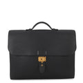 Hermes Business Bag Sac a Depeches 38 Black Gold Togo