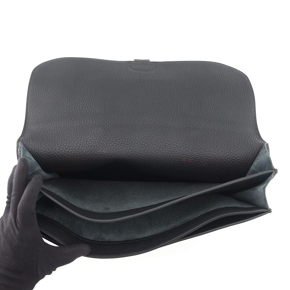 Hermes Business Bag Sac a Depeches 38 Black Gold Togo