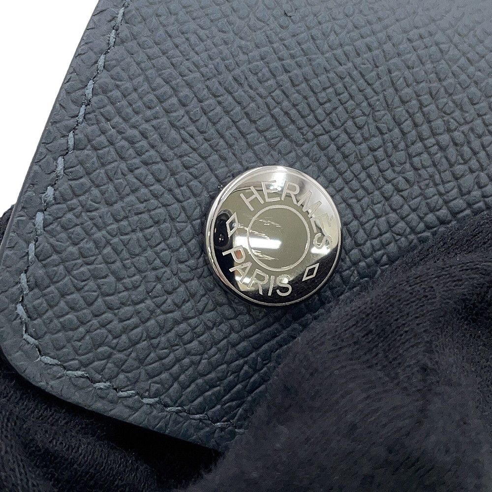 Hermes Wallet on Chain Nap To Go Grimisty Silver Epsom