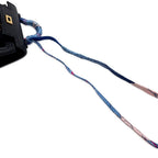 Hermes Bag Charm Kelly Twilly Black Gold Tadelakt Silk