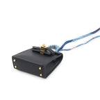 Hermes Bag Charm Kelly Twilly Black Gold Tadelakt Silk