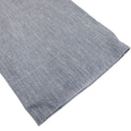 Hermes Striped Linen Wide Pants Straight 10 46 Gray — view 4