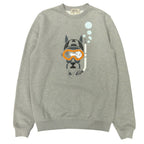 Hermes Scub'h Scub Ash Sweatshirt Shirt Diver Horse Xxs Gray