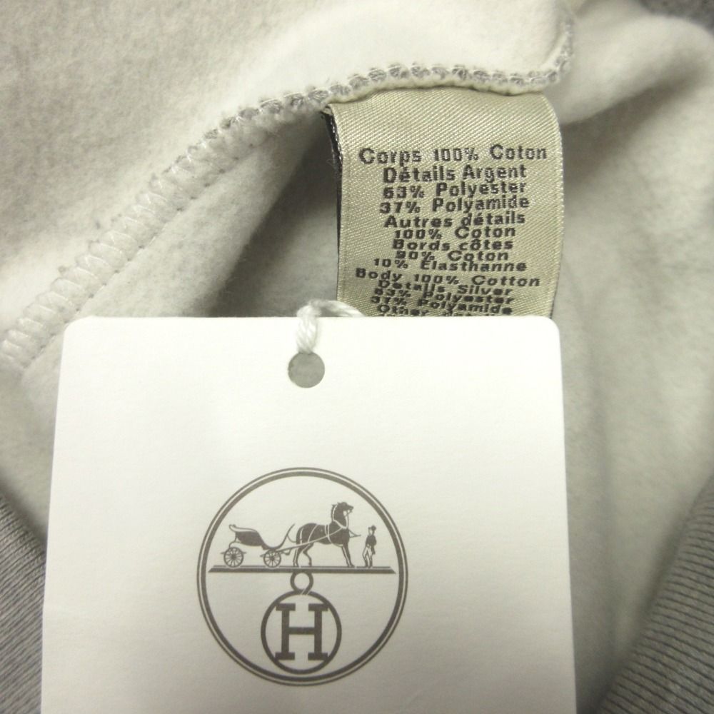 Hermes Scub'h Scub Ash Sweatshirt Shirt Diver Horse Xxs Gray — view 8