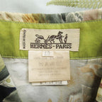 Hermes Vintage de Linares Game Silk Twill Shirt Long Sleeve Blouse Top 40 — view 6