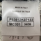 Chanel Pile CC Logo Poncho Coat 34 36 Black Gray — view 6