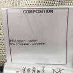 Chanel Pile CC Logo Poncho Coat 34 36 Black Gray — view 7