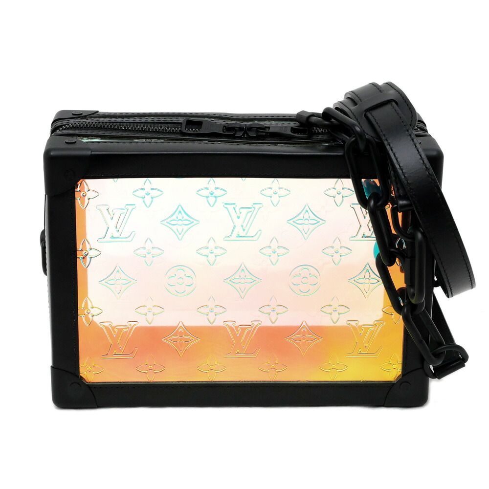 Louis Vuitton Monogram Rythme Soft Trunk Shoulder Bag Black