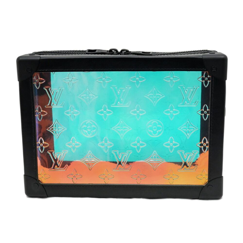 Louis Vuitton Monogram Rythme Soft Trunk Shoulder Bag Black