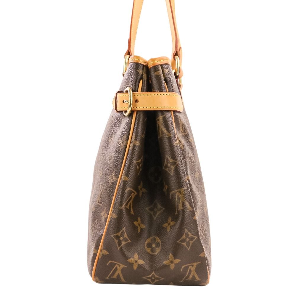 Louis Vuitton Monogram Batignolles Oriental Tote Shoulder Bag Brown