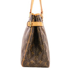 Louis Vuitton Monogram Batignolles Oriental Tote Shoulder Bag Brown