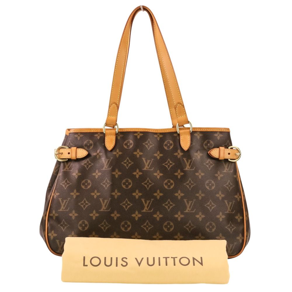 Louis Vuitton Monogram Batignolles Oriental Tote Shoulder Bag Brown
