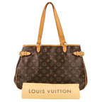 Louis Vuitton Monogram Batignolles Oriental Tote Shoulder Bag Brown