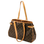 Louis Vuitton Monogram Batignolles Oriental Tote Shoulder Bag Brown