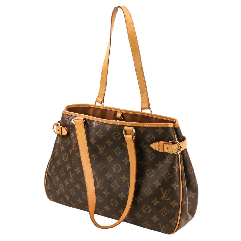 Louis Vuitton Monogram Batignolles Oriental Tote Shoulder Bag Brown