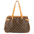 Louis Vuitton Monogram Batignolles Oriental Tote Shoulder Bag Brown