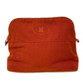 Hermes Canvas Bolide Pouch 31 Orange