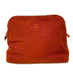 Hermes Canvas Bolide Pouch 31 Orange