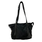 Prada Nylon Shoulder Tote Bag Black