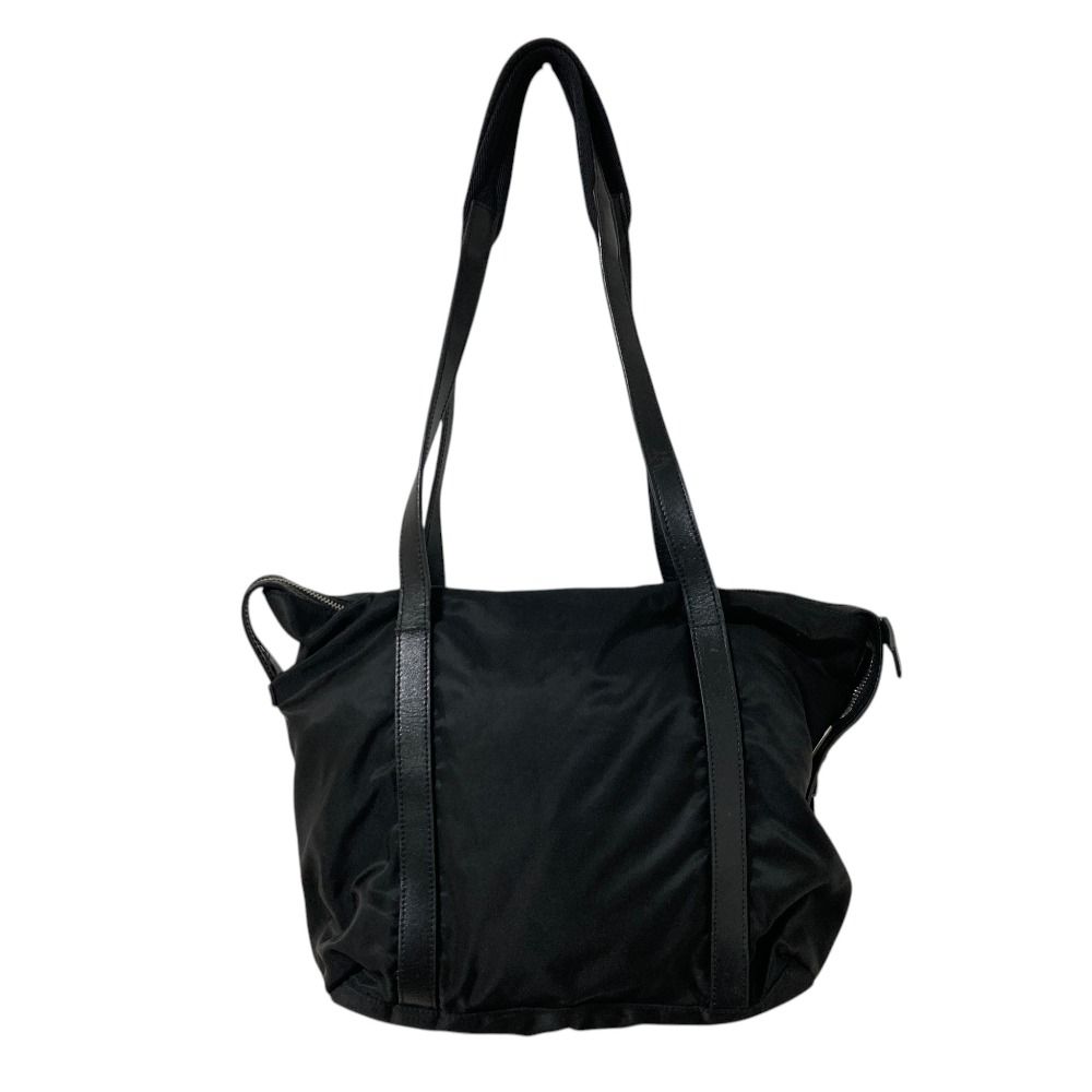 Prada Nylon Shoulder Tote Bag Black