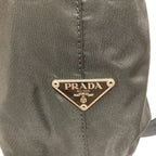 Prada Nylon Shoulder Tote Bag Black