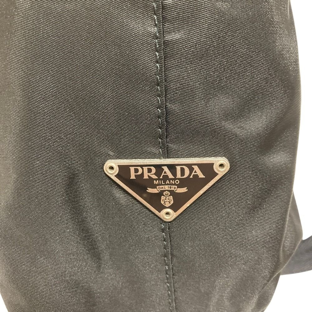 Prada Nylon Shoulder Tote Bag Black