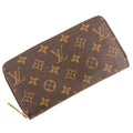 Louis Vuitton Monogram Zippy Wallet Fuchsia Pink Brown