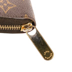 Louis Vuitton Monogram Zippy Wallet Fuchsia Pink Brown
