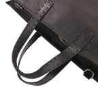Fendi Selleria Roman Leather Stitch Tote Bag