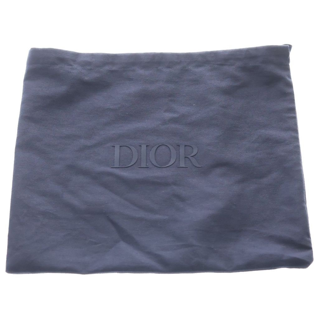 Dior Oblique Jacquard Grained Calfskin Messenger Bag Mini Gray