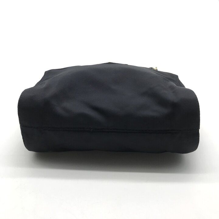 Prada Nylon Tessuto Chain Shoulder Bag Crossbody Navy