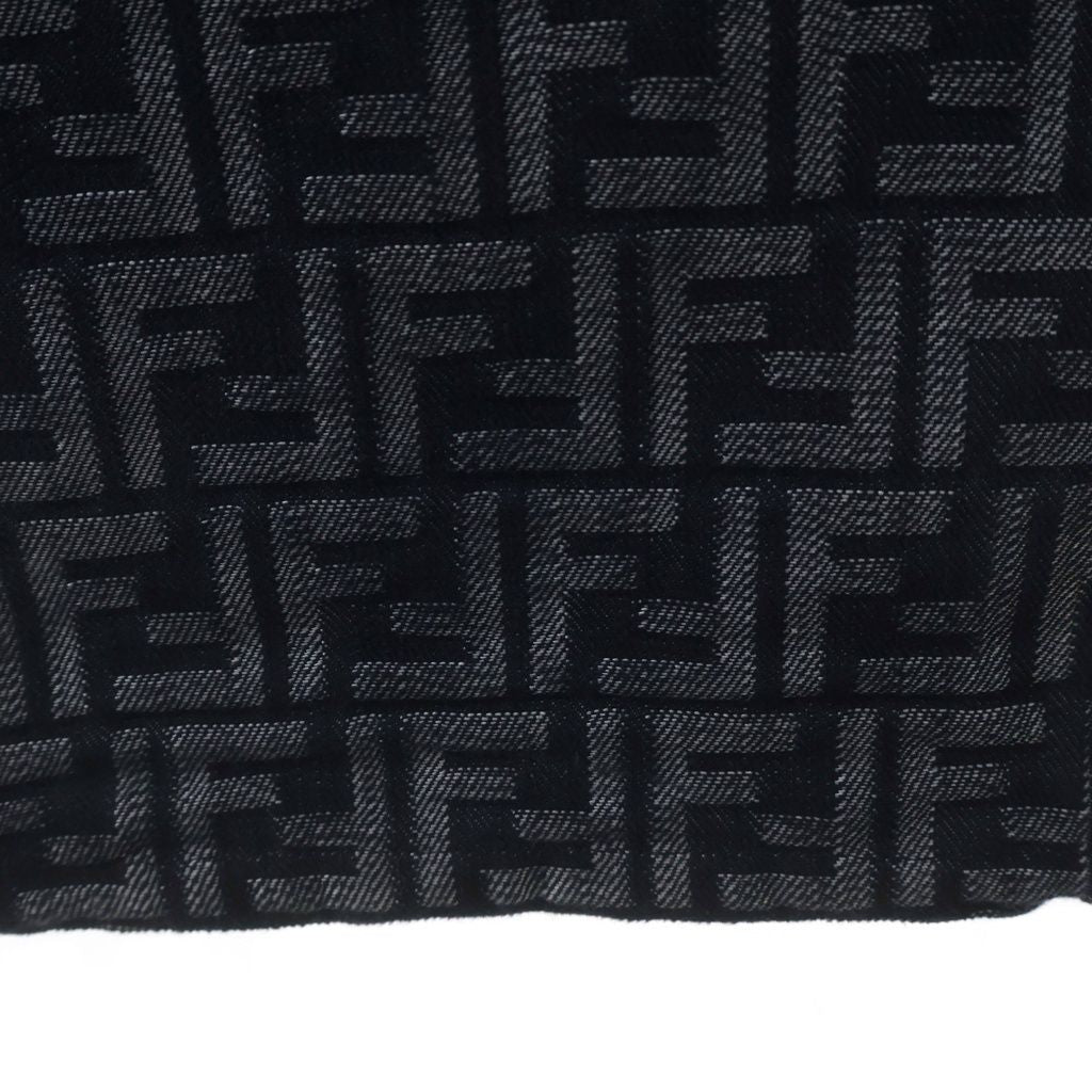 Fendi Zucca Cotton Denim Pants Indigo — view 6
