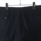 Hermes Pleated Cashmere Blend Wool Dress Trousers Pants Black — view 4