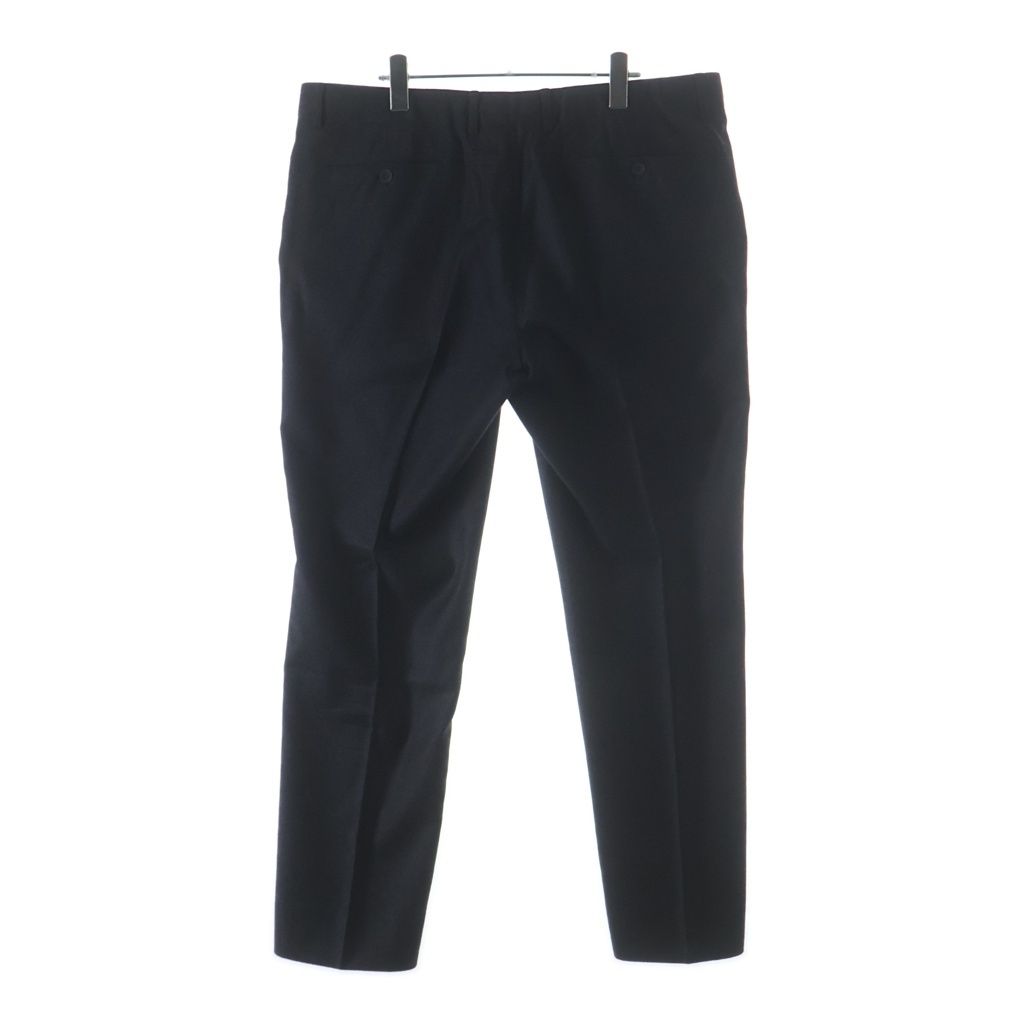 Hermes Pleated Cashmere Blend Wool Dress Trousers Pants Black — view 2