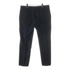 Hermes Pleated Cashmere Blend Wool Dress Trousers Pants Black — view 2