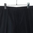 Hermes Pleated Cashmere Blend Wool Dress Trousers Pants Black — view 3
