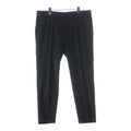 Hermes Pleated Cashmere Blend Wool Dress Trousers Pants Black