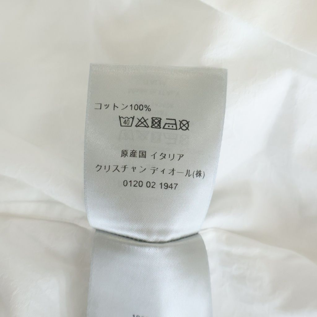 Dior All Over Oblique Pattern Regular Color Cotton Jacquard Short Sleeve Shirt — view 8
