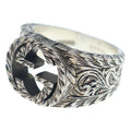 Gucci Interlocking Ring Silver