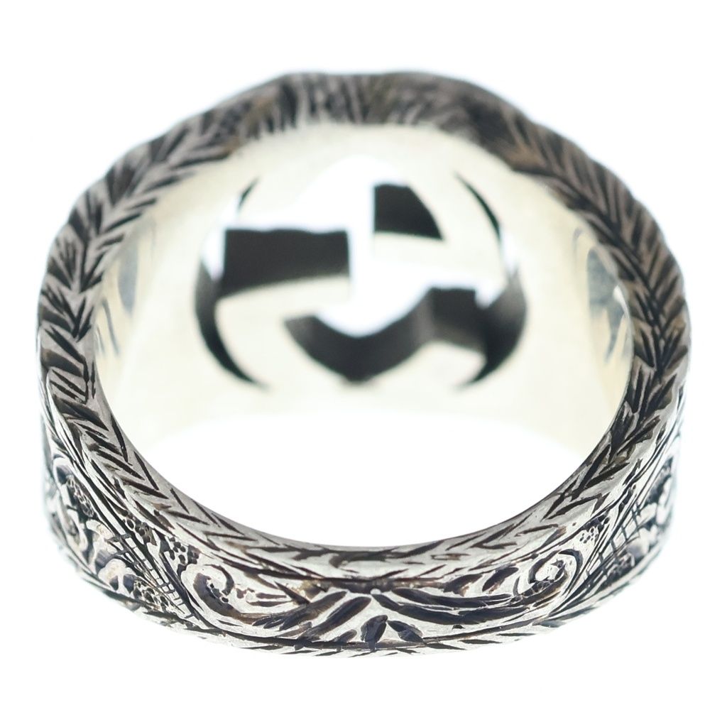 Gucci Interlocking Ring Silver