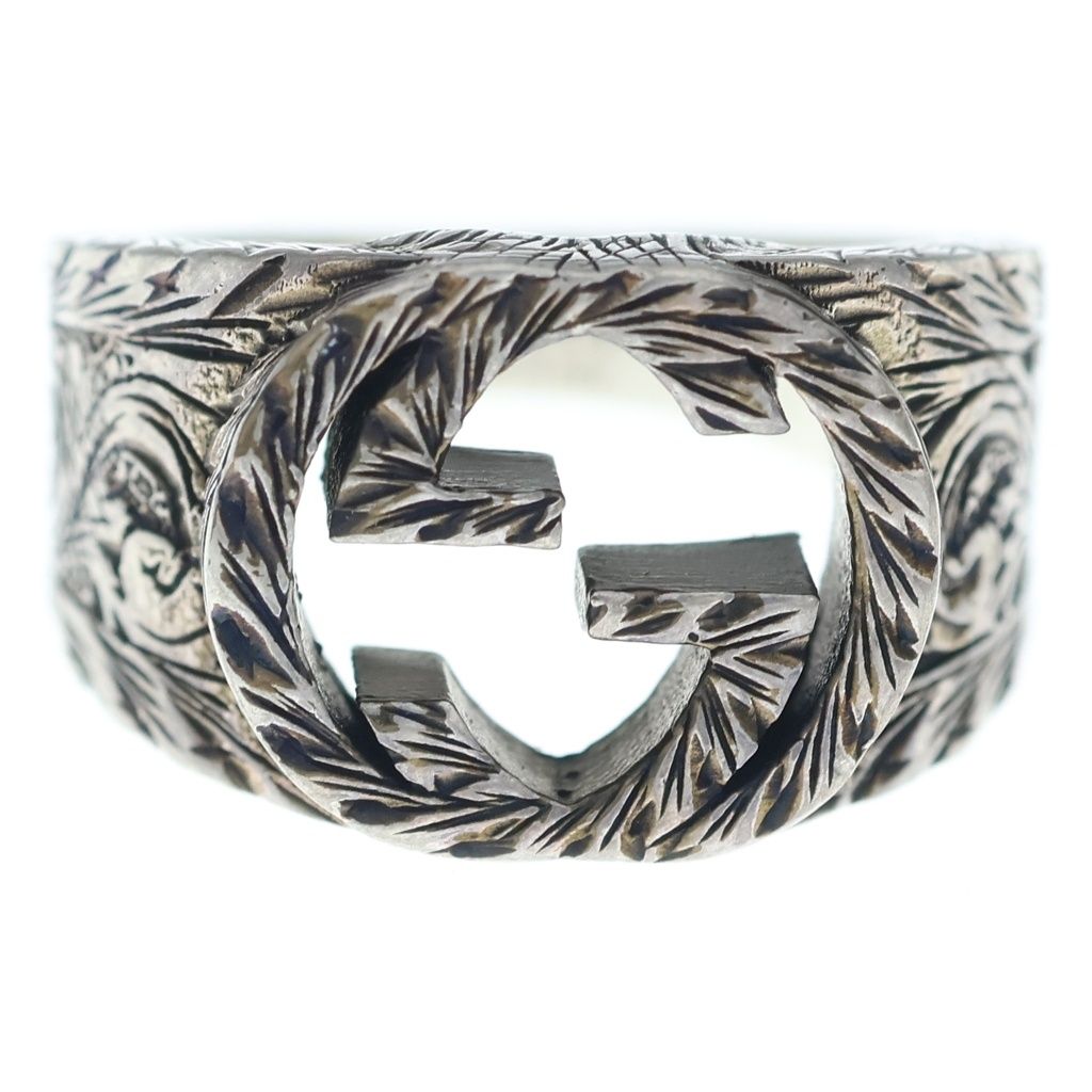 Gucci Interlocking Ring Silver