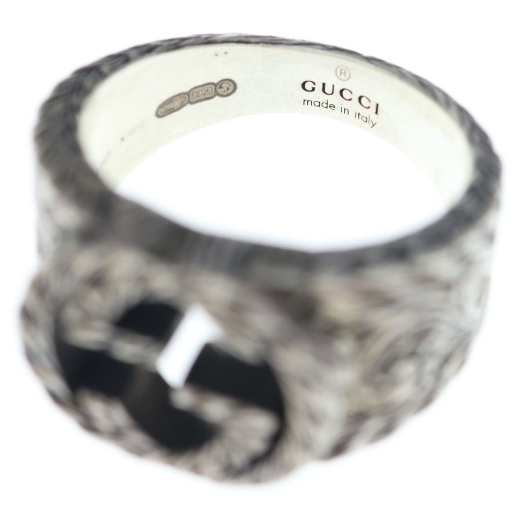 Gucci Interlocking Ring Silver