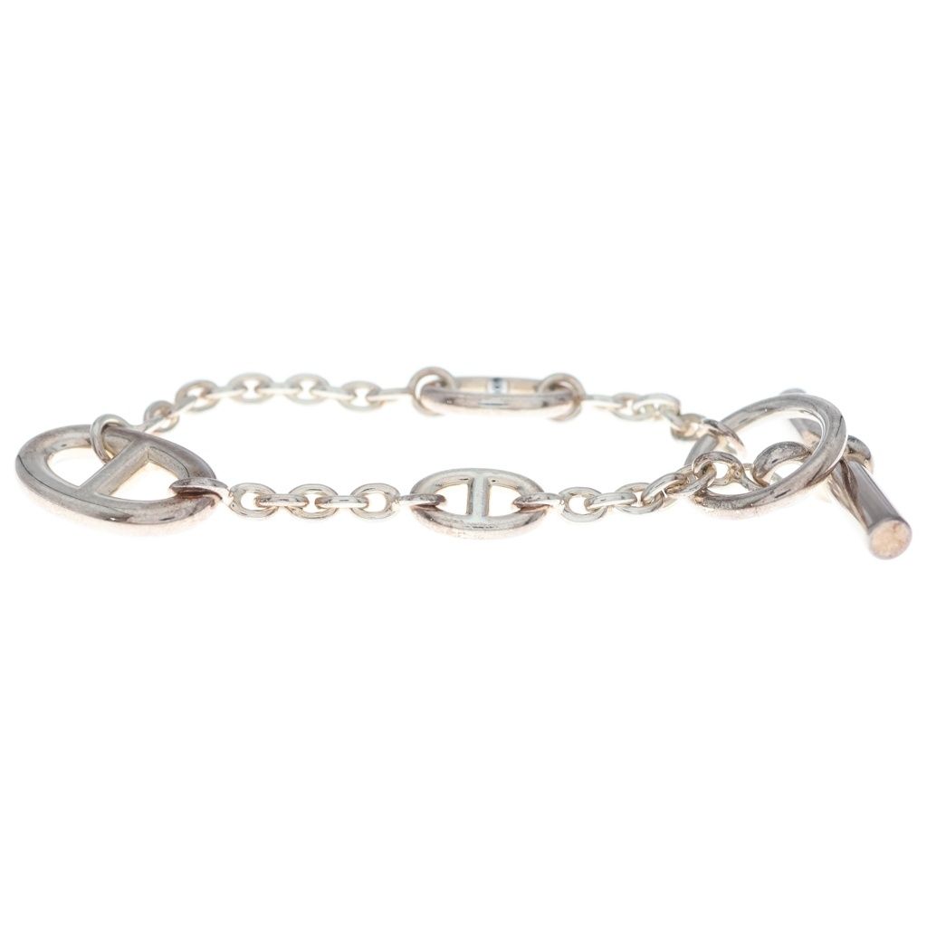 Hermes Chaine D'ancre Farandole Chain Bracelet Silver