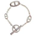 Hermes Chaine D'ancre Farandole Chain Bracelet Silver